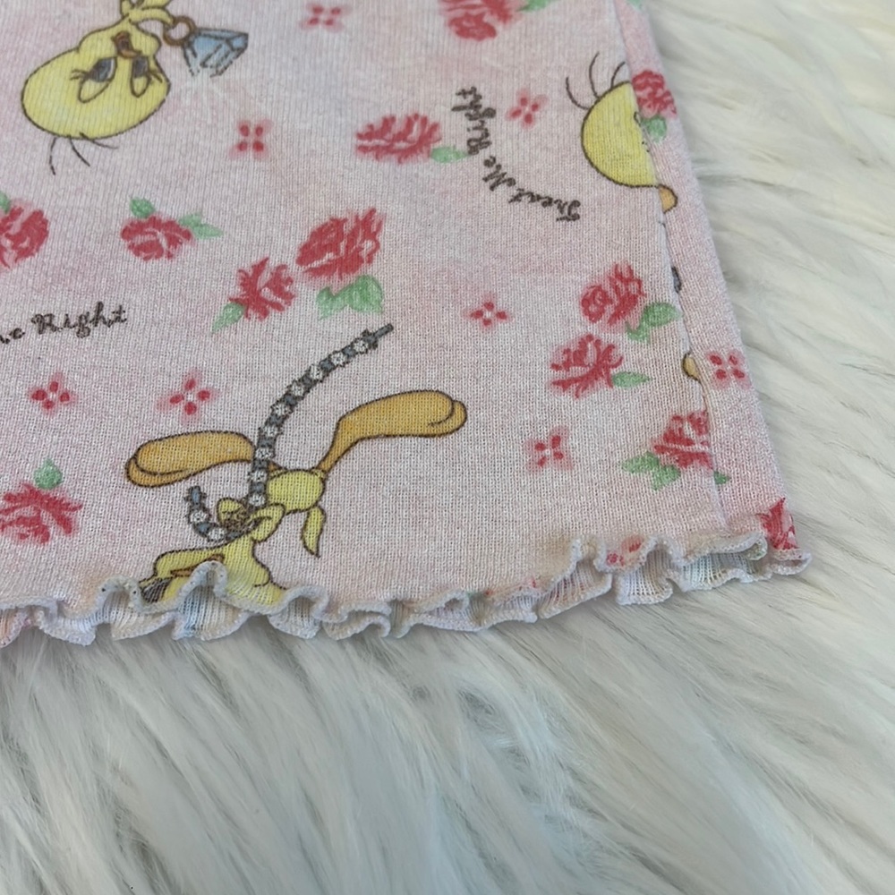 Vintage & Rare‎ Warner Brothers Looney Tunes Tweety Bird Pajama Set - Picture 3 of 11